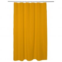 Rideau de douche nid d'abeille - Jaune - Polyester - Home Maison