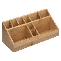 Organiseur à 10 compartiments - Naturel - Bambou - Home Maison