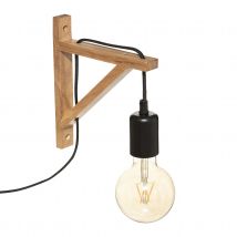 Applique murale en bois - Naturel - Bois - Home Maison