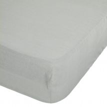 Drap housse en 100% lin - Céladon - Lin - Home Maison