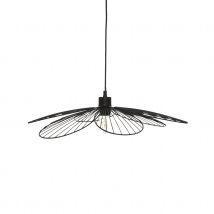 Suspension fleur en métal - Noir - Métal - Home Maison