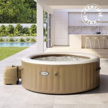 Spa rond à bulles 4 places INTEX - Beige - Plastique - Home Maison