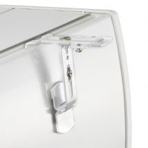 Support de store universel pour coffre de volet roulant - Blanc - Métal - Home Maison