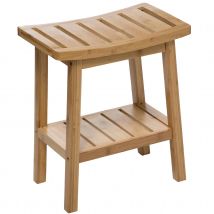Tabouret de rangement - Naturel - Bambou - Home Maison