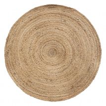 Tapis rond en jute tressé - Naturel - Jute - Home Maison