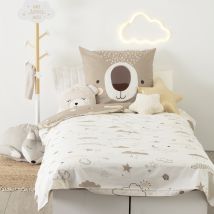 Parure de lit Ours - Beige - Coton - Home Maison