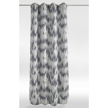Rideau ethnique en jacquard - Bleu - 140x260 cm - Jacquard - Home Maison