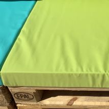 Housse d'assise pour salon palette tissus ultra résistant - Vert - Polyester - Home Maison