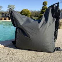 Big Coussin flottant - Gris anthracite - Polyester - Home Maison
