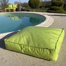Housse de coussin de sol extérieure - Vert clair - 71x71x15 cm - Polyester - Home Maison