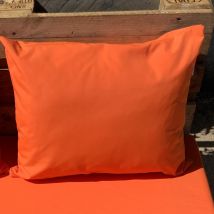 Housse de coussin outdoor - Orange - Polyester - Home Maison