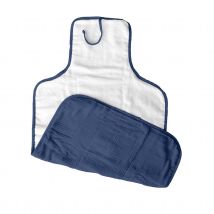 Matelas à langer nomade - Bleu Foncé - Coton - Home Maison