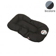 Coussin réversible en polyester - Gris anthracite - Polyester - Home Maison