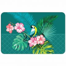 Set de table aux impressions tropicales - Multicolore - Polypropylène - Home Maison