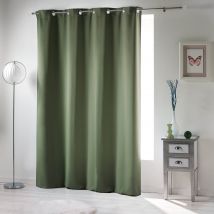 Rideau 90 % occultant radiateur petite hauteur - Kaki - Polyester/Occultant - Home Maison