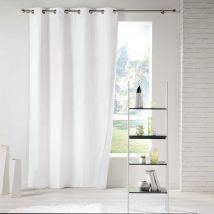 Rideau Uni Thermique - Blanc - Polyester - Home Maison