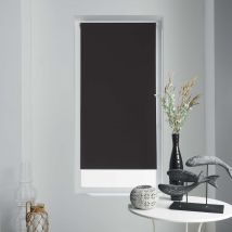 Store Enrouleur Occultant Uni et Coloré - Noir - Polyester - Home Maison