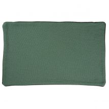 Housse de coussin en coton et chanvre - Vert - Coton - Home Maison