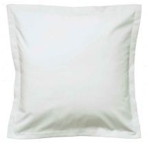 Taie D'oreiller Uni en Lin - Blanc - Lin - Home Maison