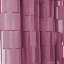 Tissu voile plombé graphique - Violet parme - 300 cm - Polyester/Voile - Home Maison