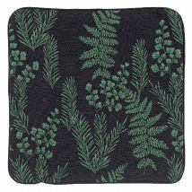 Housse de coussin aux feuillages divers - Vert - Polyester - Home Maison