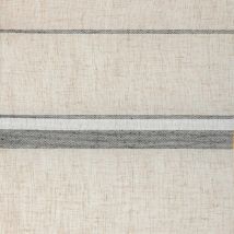 Tissu plombé esprit linge d'antan - Noir - 300 cm - Polyester/Poly-Lin/Coton/Lin - Home Maison