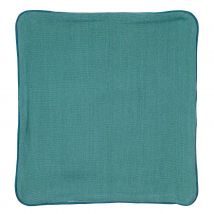 Housse de coussin Libeccio - Bleu Paon - Lin - Home Maison