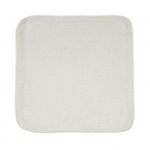 Housse de coussin passepoilée - Blanc - Coton - Home Maison
