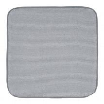 Housse de coussin passepoilée - Gris clair - 40x40 cm - Coton - Home Maison