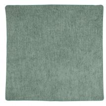 Housse de coussin passepoilée - Effet velours - Argent - 60x60 cm - Velours - Home Maison