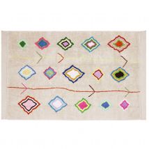 Tapis lavable C-KAAROL - Multicolore - Coton - Home Maison