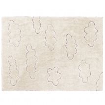 Tapis lavable rugcycled clouds - Naturel - 140x200 cm - Coton - Home Maison