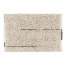 Tapis lavable en laine brise d'automne - Beige - Laine - Home Maison