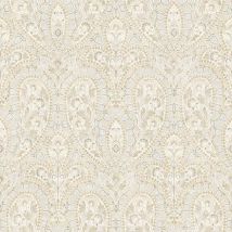 Papier peint LUTECE - Effet cachemire - Jaune - Papier/Plastique - Home Maison