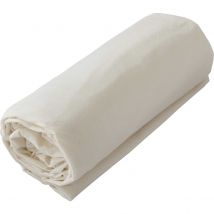 Drap housse jersey uni en 100% coton - Ecru - Coton - Home Maison