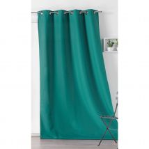 Rideau extérieur tissu outdoor - Vert emeraude - Polyester - Home Maison