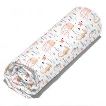 Drap housse marinette - Rose - Coton - Home Maison