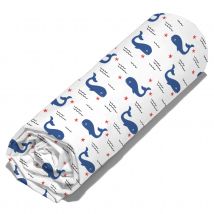 Drap housse matelot - Bleu - Coton - Home Maison