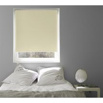 Store Enrouleur Occultant "Teintes de Blanc/Beige" - Beige - Polyester - Home Maison
