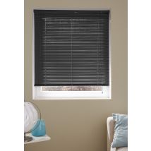 Store Vénitien Uni en PVC - Gris anthracite - Polyester/Plastique - Home Maison