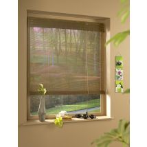Store Enrouleur en Bambou - Orange Foncé - Bambou - Home Maison