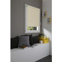 Store Enrouleur Occultant Fixation Sans Percer - Ecru - Polyester - Home Maison