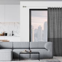 Ensemble de 10 anneaux crochet - Argent Mat - Métal - Home Maison