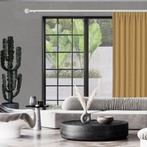 Kit de tringle avec embouts sphériques - Blanc - Métal - Home Maison