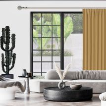 Kit de tringle avec embouts sphériques - Gris Foncé - Métal - Home Maison