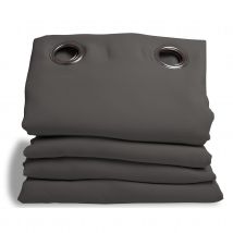 Rideau Phonique Occultant et Thermique "MOONDREAM" - Argent - Polyester/Occultant - Home Maison