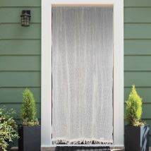 Moustiquaire de porte esprit bohème - Ecru - 140x225 cm - Coton - Home Maison