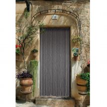 Rideau de porte en corde tressée - Gris clair - Coton - Home Maison