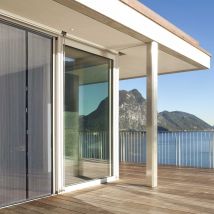 Moustiquaire avec fermeture aimantée - Blanc - Polyester - Home Maison