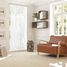 Rideau de porte en macramé - Blanc - Coton - Home Maison